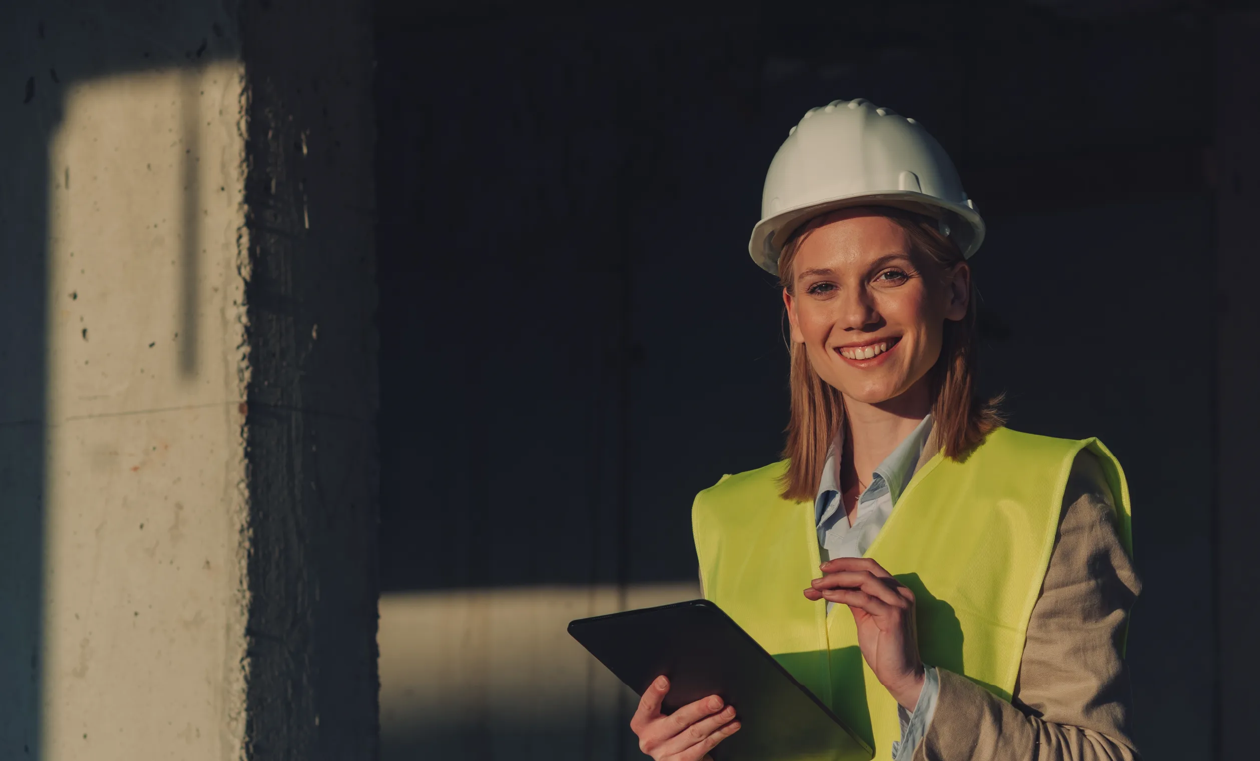 Safety and environment professionals at work